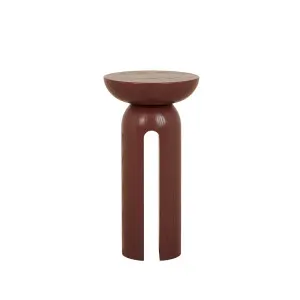 Mars Side Table - Merlot by GlobeWest, a Side Table for sale on Style Sourcebook