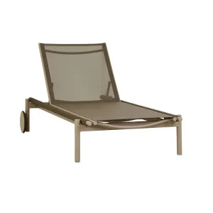 Montroi Malla Sunbed - Nutmeg - Taupe by GlobeWest, a Outdoor Furniture for sale on Style Sourcebook