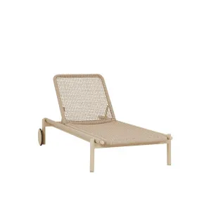 Valencia Weave Sunbed - Sand - Beige by GlobeWest, a Outdoor Furniture for sale on Style Sourcebook
