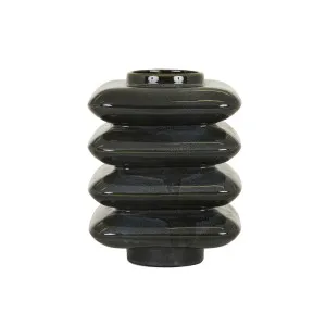 Hanson Knoll Vase - Frosted Slate by GlobeWest, a Statues & Ornaments for sale on Style Sourcebook