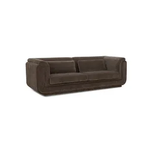 Camino Lark 3 Seater Sofa - Truffle by GlobeWest, a Sofas for sale on Style Sourcebook