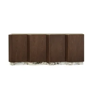 Staccato Marble Buffet - Tobacco Ash - Matt Ocean Marble by GlobeWest, a Sideboards, Buffets & Trolleys for sale on Style Sourcebook