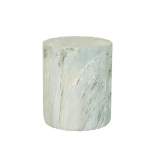 Cali Ripple Stool - Faux Azure Mable by GlobeWest, a Outdoor Furniture for sale on Style Sourcebook