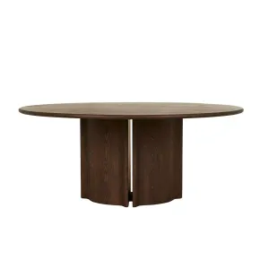 Leon Round Dining Table - Tobacco Ash by GlobeWest, a Dining Tables for sale on Style Sourcebook