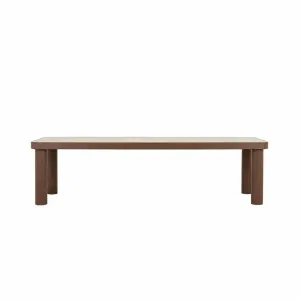 Frankie Outdoor Ceramic Dining Table - Faux Light Travertine - Bark by GlobeWest, a Tables for sale on Style Sourcebook