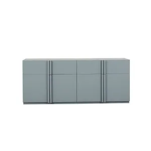 Kin 2 Drawer 4 Door Buffet - Steel Blue by GlobeWest, a Sideboards, Buffets & Trolleys for sale on Style Sourcebook