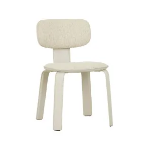 Gigi Dining Chair - Nougat Speckle - Light Linen Grey by GlobeWest, a Chairs for sale on Style Sourcebook