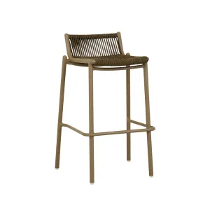 Valencia String Barstool - Mocha - Soft Umber by GlobeWest, a Outdoor Furniture for sale on Style Sourcebook
