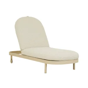 Bondi Curve Sunbed - Natural Speckle - Beige by GlobeWest, a Outdoor Furniture for sale on Style Sourcebook