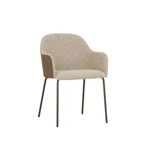 Riley Dining Armchair - Cedar - Matt Chocolate by GlobeWest, a Chairs for sale on Style Sourcebook