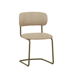 Piccolo Cantilever Dining Chair - Fawn Speckle - Matt Olive by GlobeWest, a Chairs for sale on Style Sourcebook