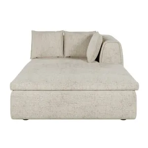 Hugo Byron 4-Seater Right Chaise Sofa with Arm - Nougat Speckle by GlobeWest, a Sofas for sale on Style Sourcebook