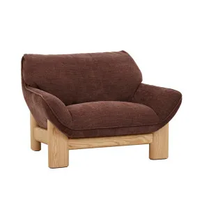 Juno Bowie Sofa Chair - Root Beer - Natural Ash by GlobeWest, a Chairs for sale on Style Sourcebook
