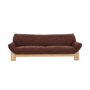 Juno Bowie 3 Seater Sofa - Root Beer - Natural Ash by GlobeWest, a Sofas for sale on Style Sourcebook
