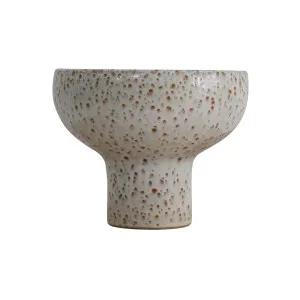 Hanson Talua Goblet Bowl - Pearlseed by GlobeWest, a Decorative Plates & Bowls for sale on Style Sourcebook