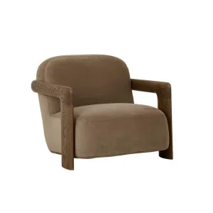 Brixton Occasional Chair - Taupe - Latte Oak by GlobeWest, a Dining Tables for sale on Style Sourcebook