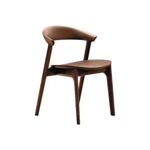Ilora Dining Chair - Espresso Oak by GlobeWest, a Chairs for sale on Style Sourcebook