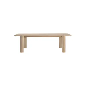 Ripple Dining Table - Satin Oak by GlobeWest, a Dining Tables for sale on Style Sourcebook