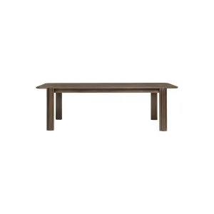 Ripple Dining Table - Chocolate Oak by GlobeWest, a Dining Tables for sale on Style Sourcebook