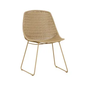Normandy Sleigh Dining Chair - Ginger - Ginger by GlobeWest, a Chairs for sale on Style Sourcebook