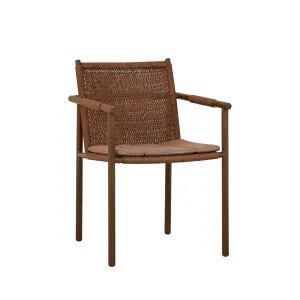 Normandy Siesta Keys Dining Armchair - Brique Weave - Brique by GlobeWest, a Outdoor Furniture for sale on Style Sourcebook