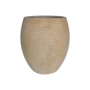 Amari Grove Small Planter - Wheat by GlobeWest, a Plant Holders for sale on Style Sourcebook