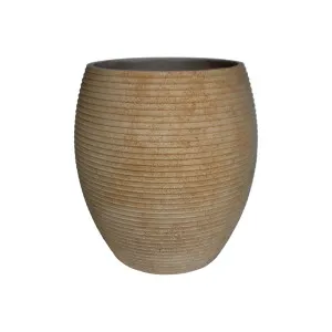 Amari Grove Large Planter - Wheat by GlobeWest, a Plant Holders for sale on Style Sourcebook