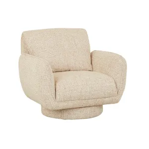 Marion Swivel Occasional Chair - Toasted Oat by GlobeWest, a Chairs for sale on Style Sourcebook