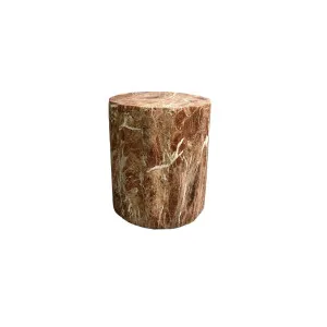 Cali Ripple Stool - Faux Russet Mable by GlobeWest, a Outdoor Furniture for sale on Style Sourcebook