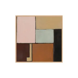 Sola Earthed Printed Wall Art - Saddle by GlobeWest, a Mirrors for sale on Style Sourcebook