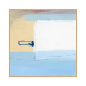 Fusion Therapy Hand Painted Wall Art - Illusion Blue by GlobeWest, a Mirrors for sale on Style Sourcebook
