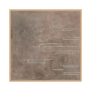 Quiet Desert Hand Painted Wall Art - Soft Clay by GlobeWest, a Mirrors for sale on Style Sourcebook