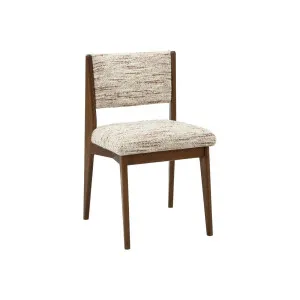 Finch Dining Chair - Oatmeal Fleck - Smoked Oak by GlobeWest, a Chairs for sale on Style Sourcebook