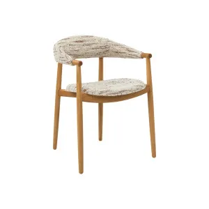 Grange Dining Armchair - Oatmeal Fleck - Light Oak by GlobeWest, a Chairs for sale on Style Sourcebook