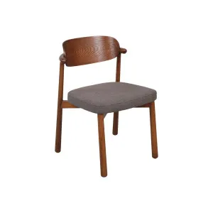 Kaia Dining Chair - Auburn Fleck - Walnut by GlobeWest, a Chairs for sale on Style Sourcebook