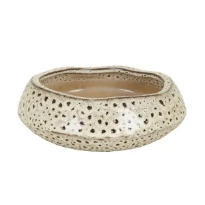 Hanson Ripple Bowl - Dark Pebble Speckle by GlobeWest, a Decorative Plates & Bowls for sale on Style Sourcebook