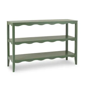 Hanson Dark Green Console Shelves 120X38X80CM by Madras Link, a Console Table for sale on Style Sourcebook