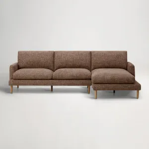 Tilly Right Chaise Sofa, Panama Rust, by Lounge Lovers by Lounge Lovers, a Sofas for sale on Style Sourcebook