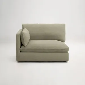 Loft Modular Left Arm, Florence Green, by Lounge Lovers by Lounge Lovers, a Sofas for sale on Style Sourcebook