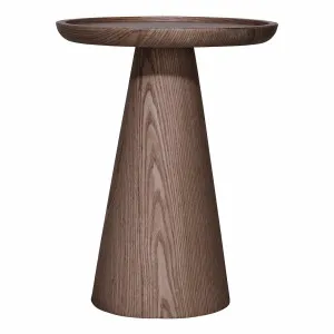 River Side Table Low 40x51cm in Dark Walnut by OZ Design, a Table & Bedside Lamps for sale on Style Sourcebook
