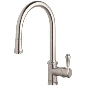 Armando Vicario Provincial Kitchen Mixer Tap with Pull Out Lead Free Brushed Nickel 400674BN-LF by Armando Vicario, a Kitchen Taps & Mixers for sale on Style Sourcebook