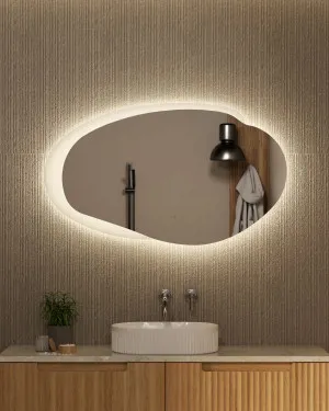 Evanston 1100mm/1300mm - 1100mm, Matte Grey by Aulic, a Illuminated Mirrors for sale on Style Sourcebook
