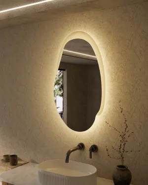 Evanston 530mm - Matte Grey by Aulic, a Illuminated Mirrors for sale on Style Sourcebook