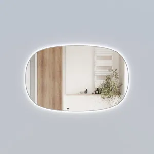 Valmont Horizontal 1400mm - Brushed Nickel by Aulic, a Illuminated Mirrors for sale on Style Sourcebook