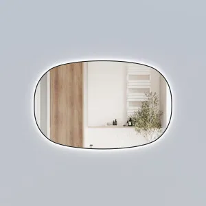 Valmont Horizontal 1400mm - Matte Black by Aulic, a Illuminated Mirrors for sale on Style Sourcebook