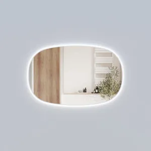 Valmont Horizontal 1100mm - Matte White by Aulic, a Illuminated Mirrors for sale on Style Sourcebook