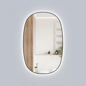 Valmont Vertical 580mm - Gun Metal by Aulic, a Illuminated Mirrors for sale on Style Sourcebook