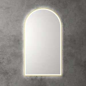 Canterbury - Brushed Gold by Aulic, a Illuminated Mirrors for sale on Style Sourcebook