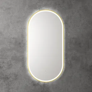 Beau Monde - Brushed Gold by Aulic, a Illuminated Mirrors for sale on Style Sourcebook