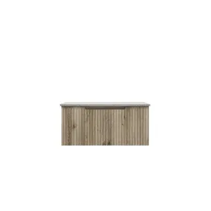 Calder Wall Hung 900mm - Flat Stone Top, Snow by Aulic, a Vanities for sale on Style Sourcebook